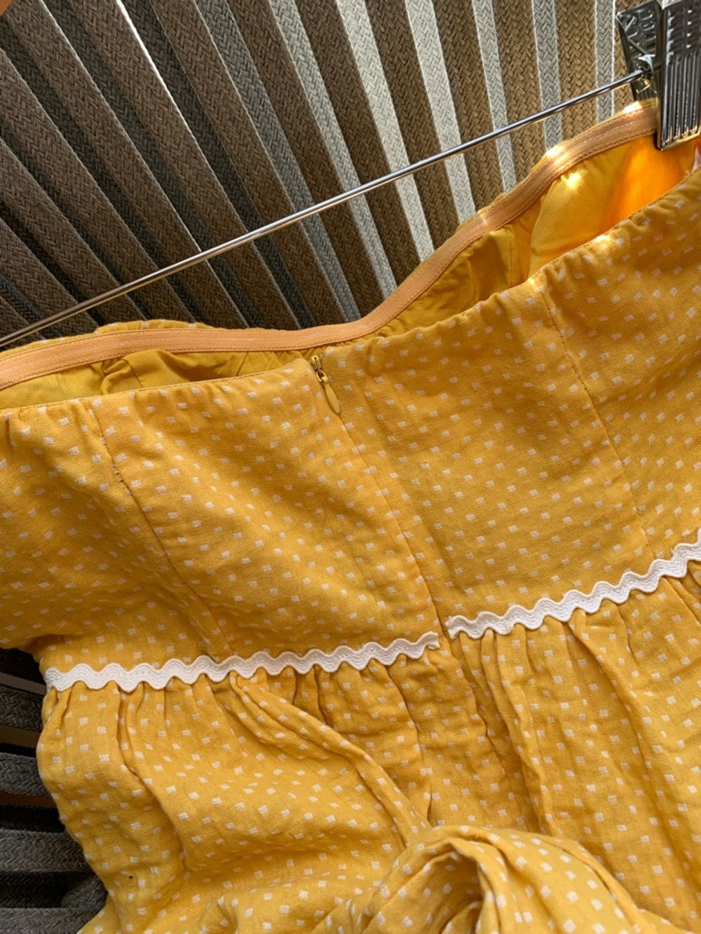 Delightful Design Yellow Polka Dot Midi Dress With Pockets
Lulus. - Picture 16 of 16